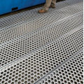 Interlock Safety Grating Plank Flooring O Grip Perforated Metal Steel